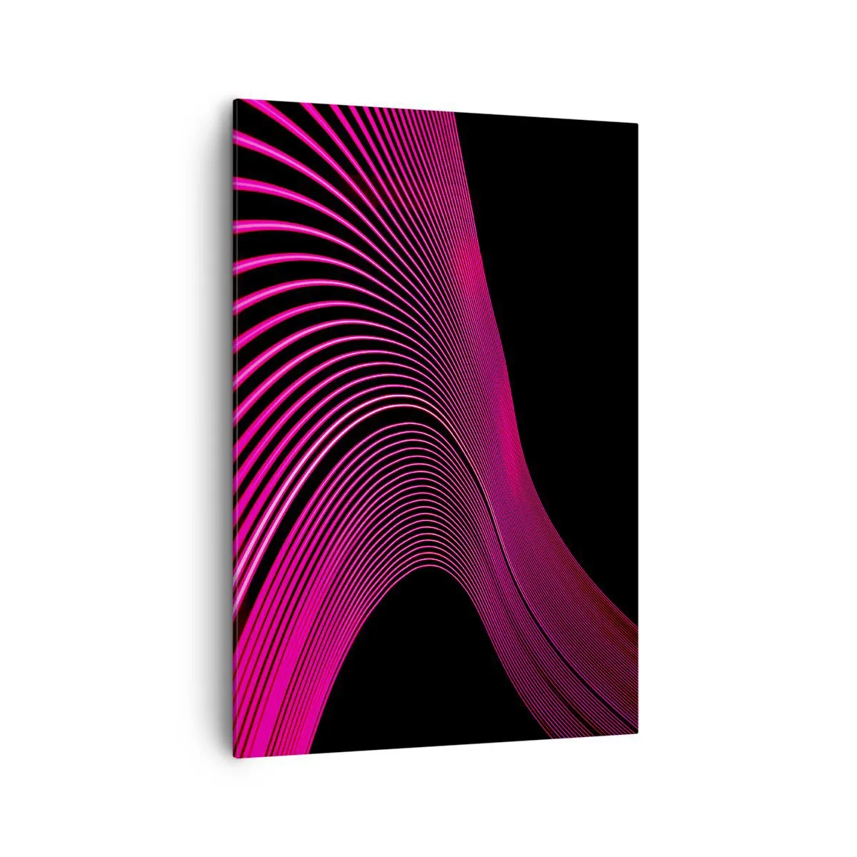 Lærredstryk - Billede på lærred - En allé af lys - 70x100 cm