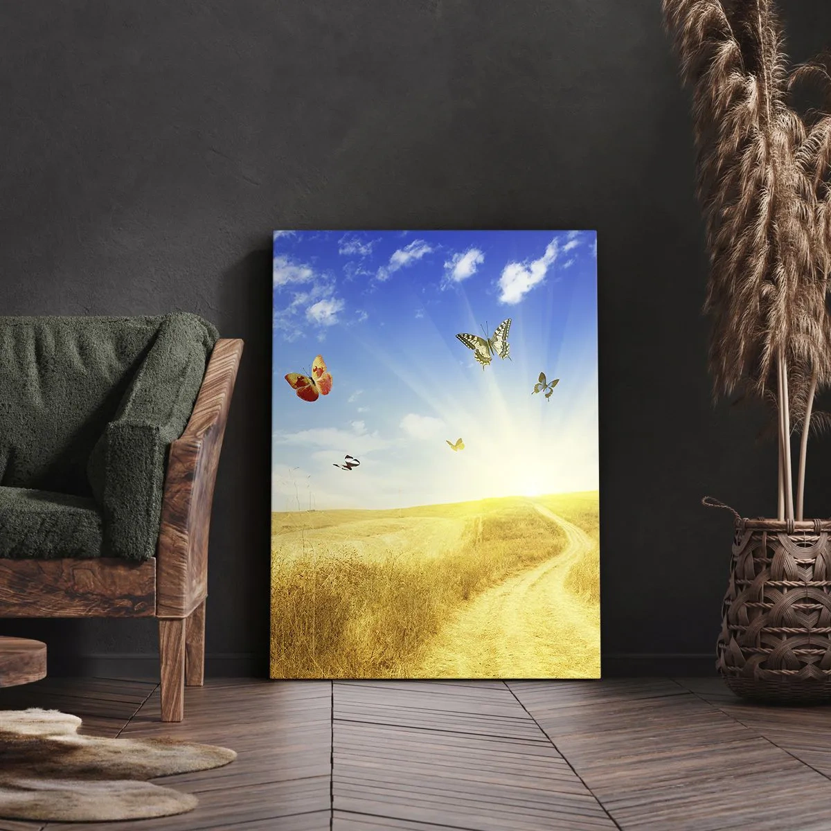 Lærredstryk - Billede på lærred - Og hvordan kan man ikke elske sommeren? - 50x70 cm