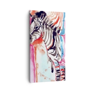 Lærredstryk - Billede på lærred - Naturens ubekymrede joke - 55x100 cm