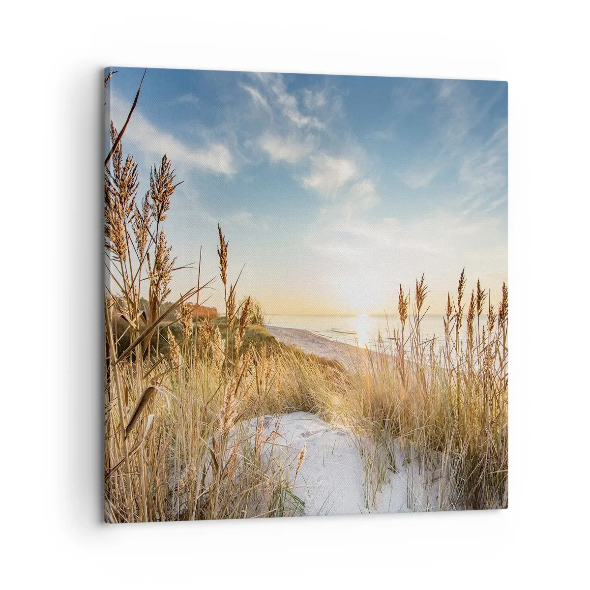 Lærredstryk - Billede på lærred - Nordstrand - 60x60 cm