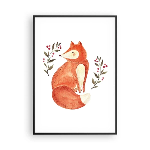 Plakat i sort ramme - Lille rødhåret - 70x100 cm