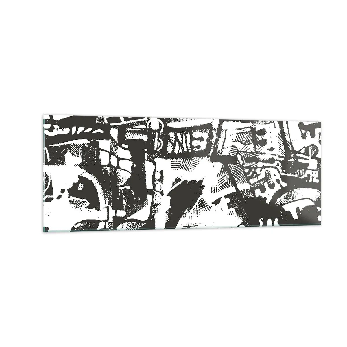 Billede på glas - Orden eller kaos? - 140x50 cm