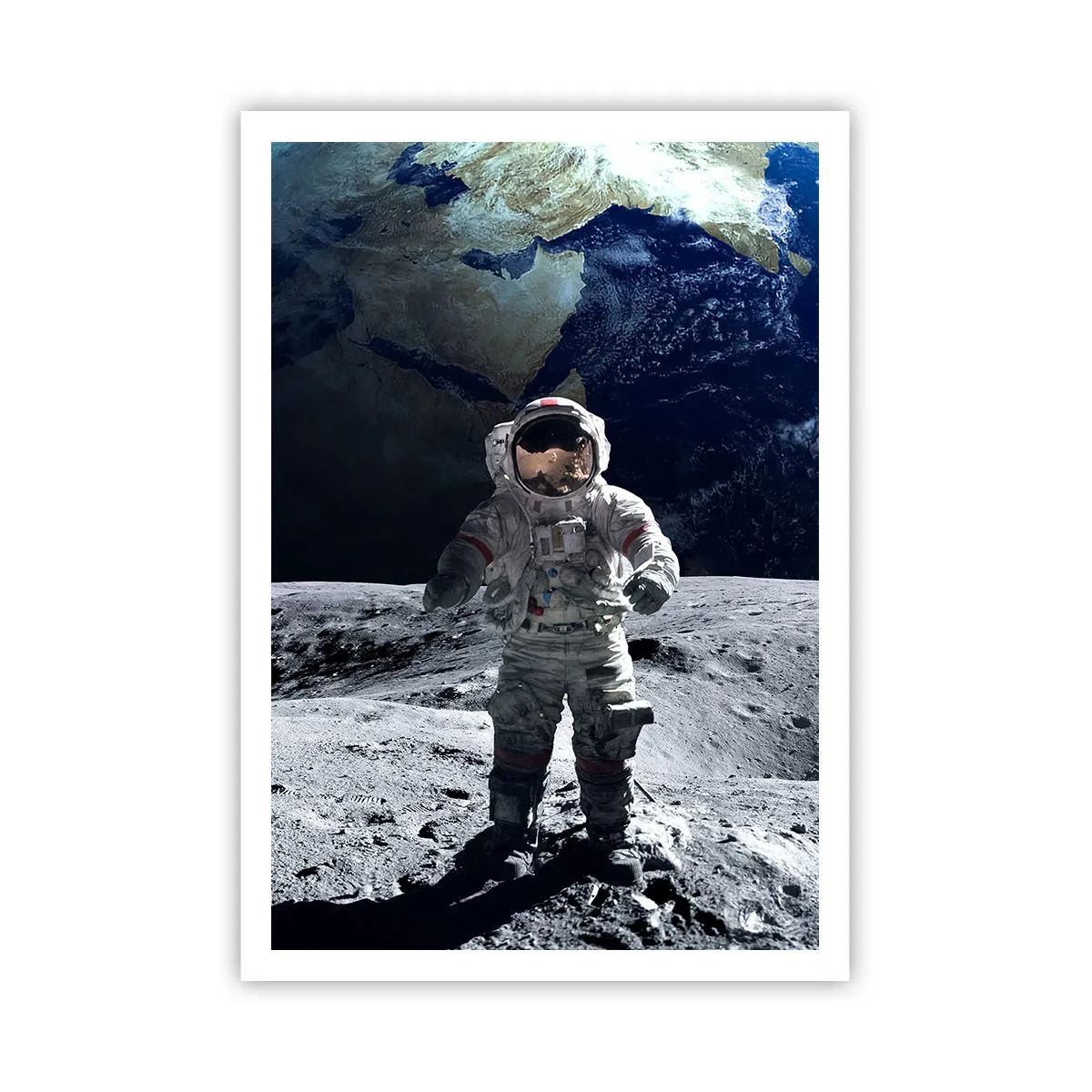 Plakat - Hilsner fra månen - 70x100 cm