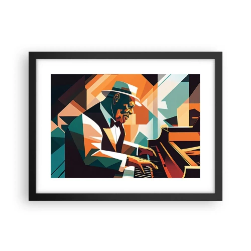 Plakat i sort ramme - Alt det jazz - 40x30 cm