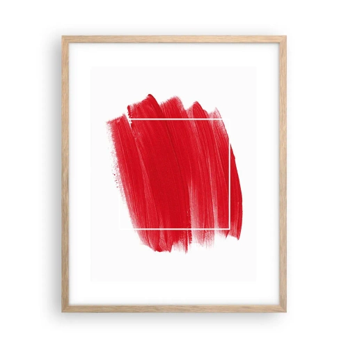 Plakat i ramme af lyst egetræ - Uden for rammen - 40x50 cm