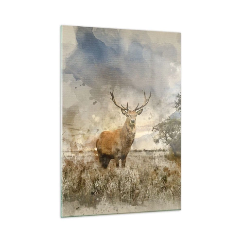 Billede på glas - Værdighed - styrke - værdighed - 50x70 cm