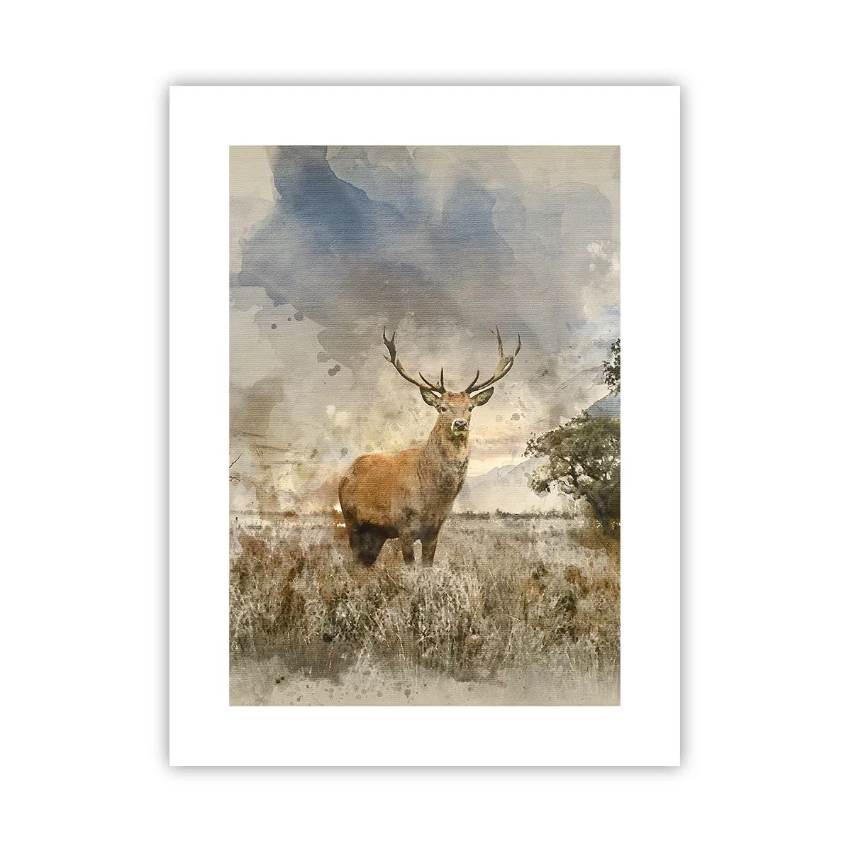 Plakat - Værdighed - styrke - værdighed - 30x40 cm