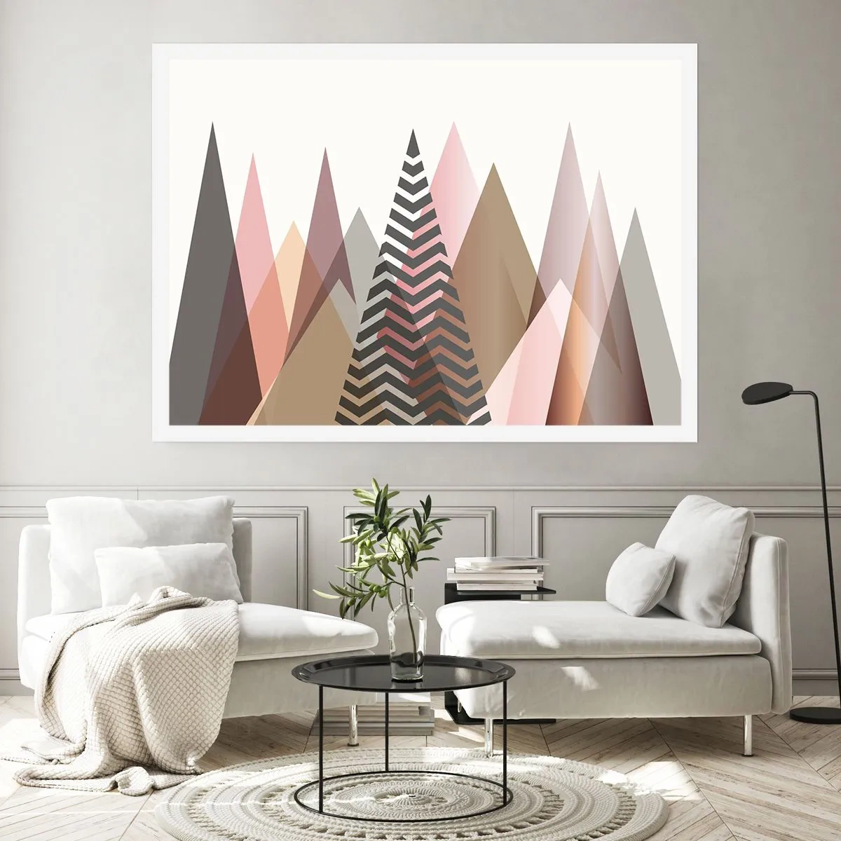 Plakat - Pyramide udsigt - 40x30 cm
