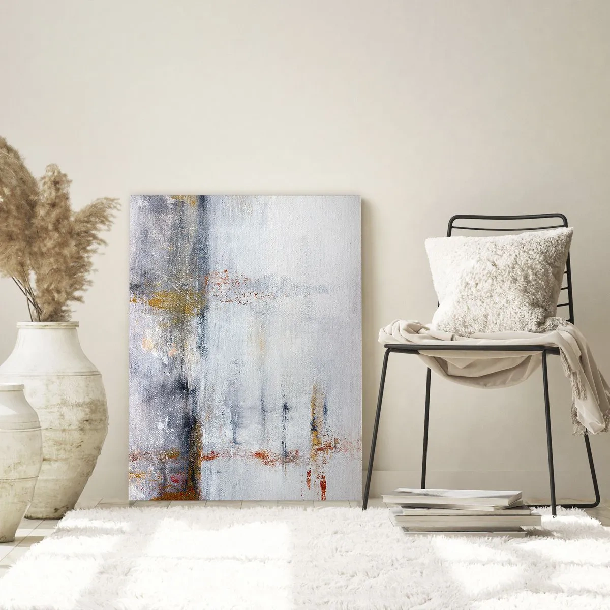 Billede på glas - Bag lufttæppet - 50x70 cm