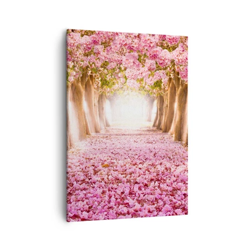 Lærredstryk - Billede på lærred - Vejen til paradis - 50x70 cm