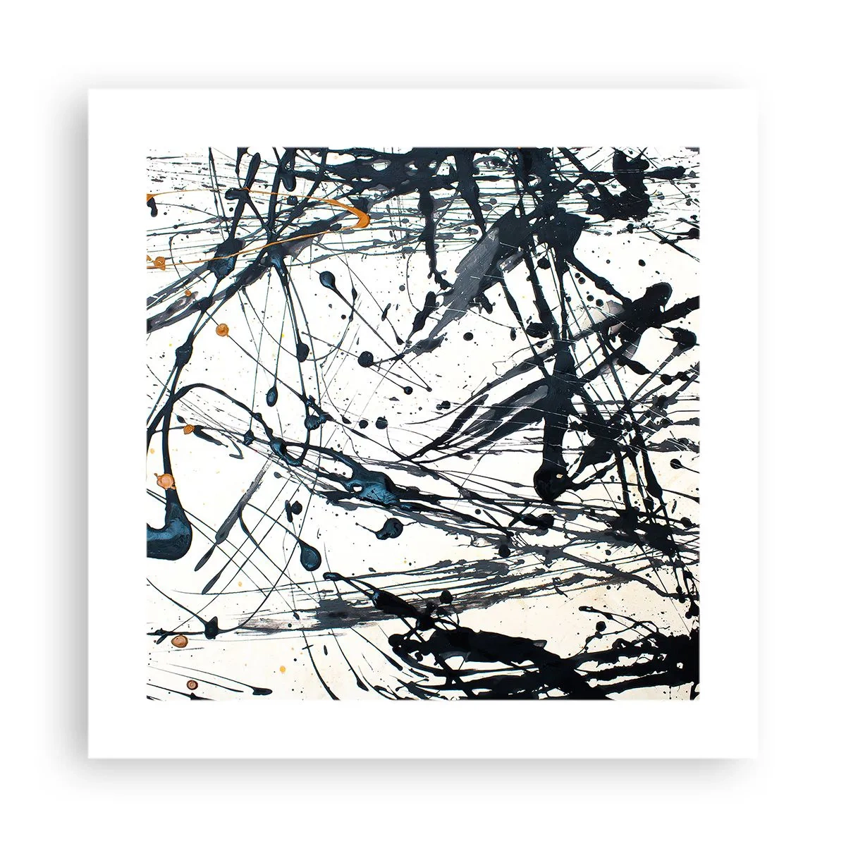 Plakat - Ekspressionistisk abstraktion - 40x40 cm