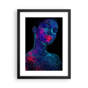 Plakat i sort ramme - I stjernestøv - 30x40 cm