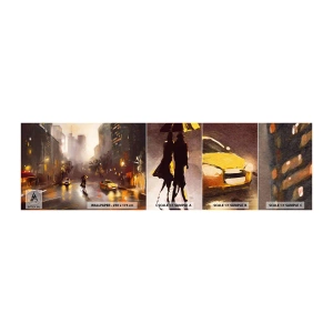 Fototapet Prøve Standard Eco - Til New Yorks lys - New York, Manhattan, Arkitektur - 100x30 cm