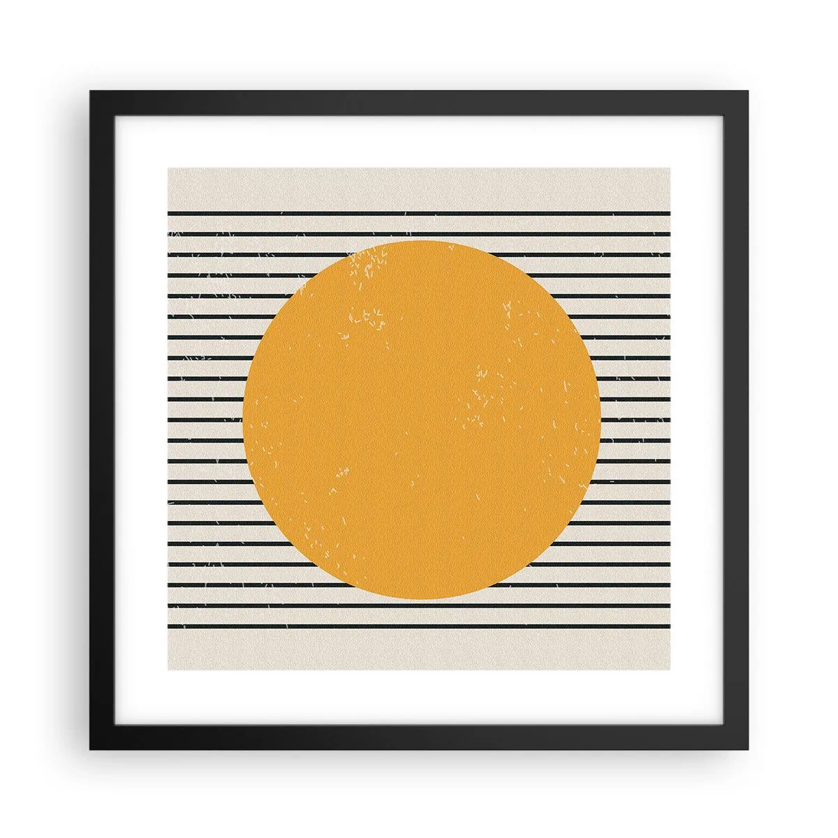 Plakat i sort ramme - Enkelthedens kraft - 40x40 cm