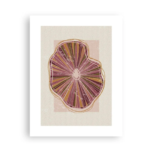 Plakat - Strålende abstraktion - 30x40 cm