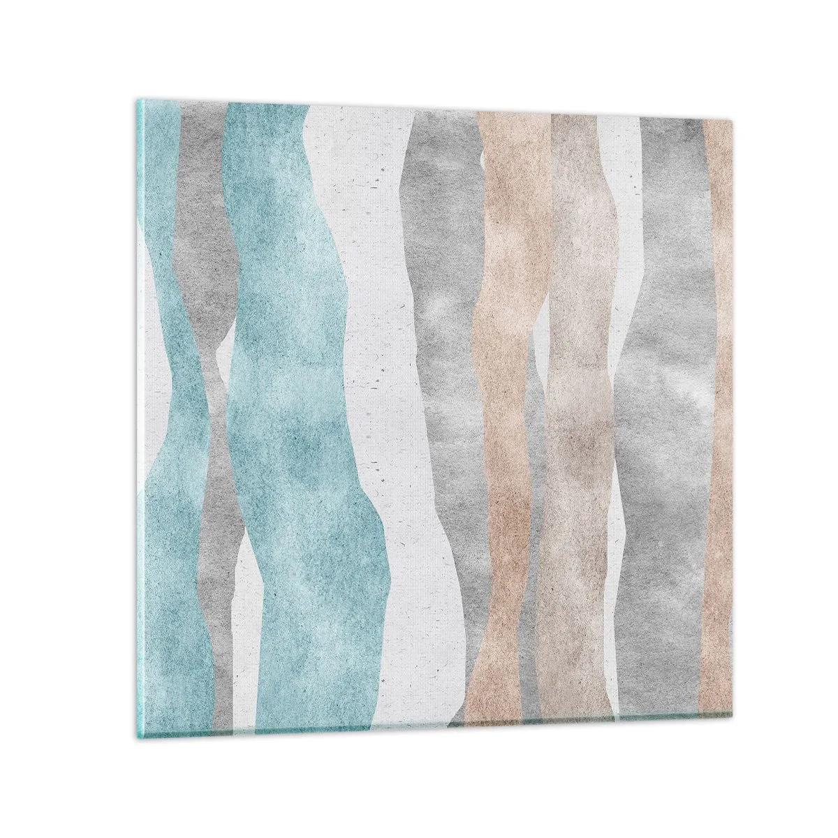 Billede på glas - En undersøgelse af intimitet - 70x70 cm