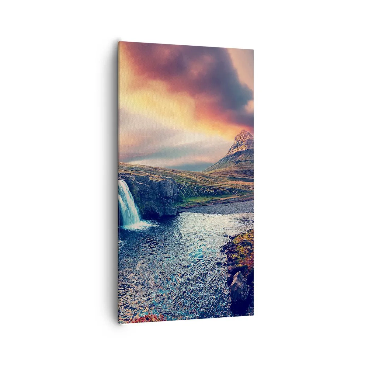 Lærredstryk - Billede på lærred - I naturens majestæt - 65x120 cm