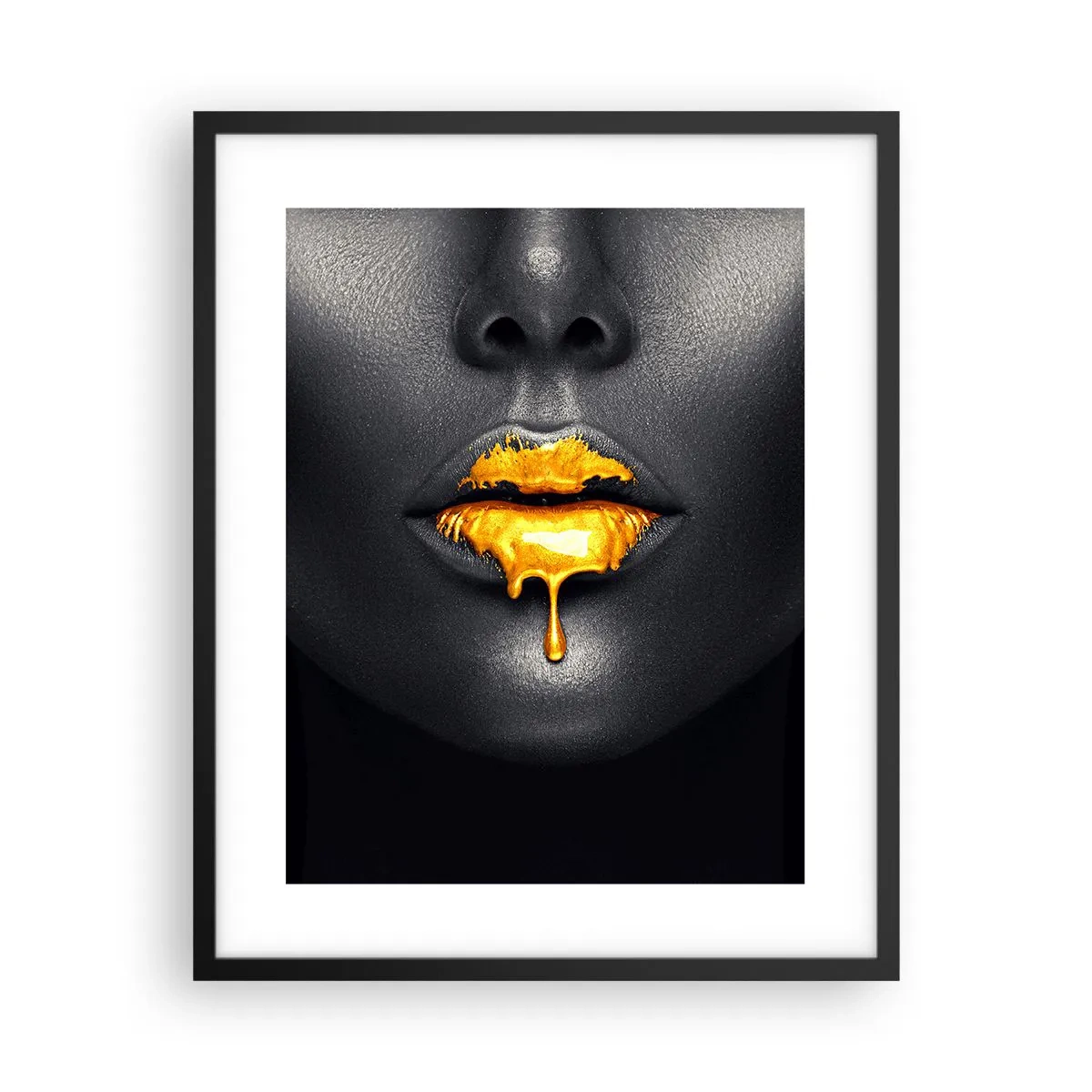 Plakat i sort ramme - Gyldenmund - 40x50 cm