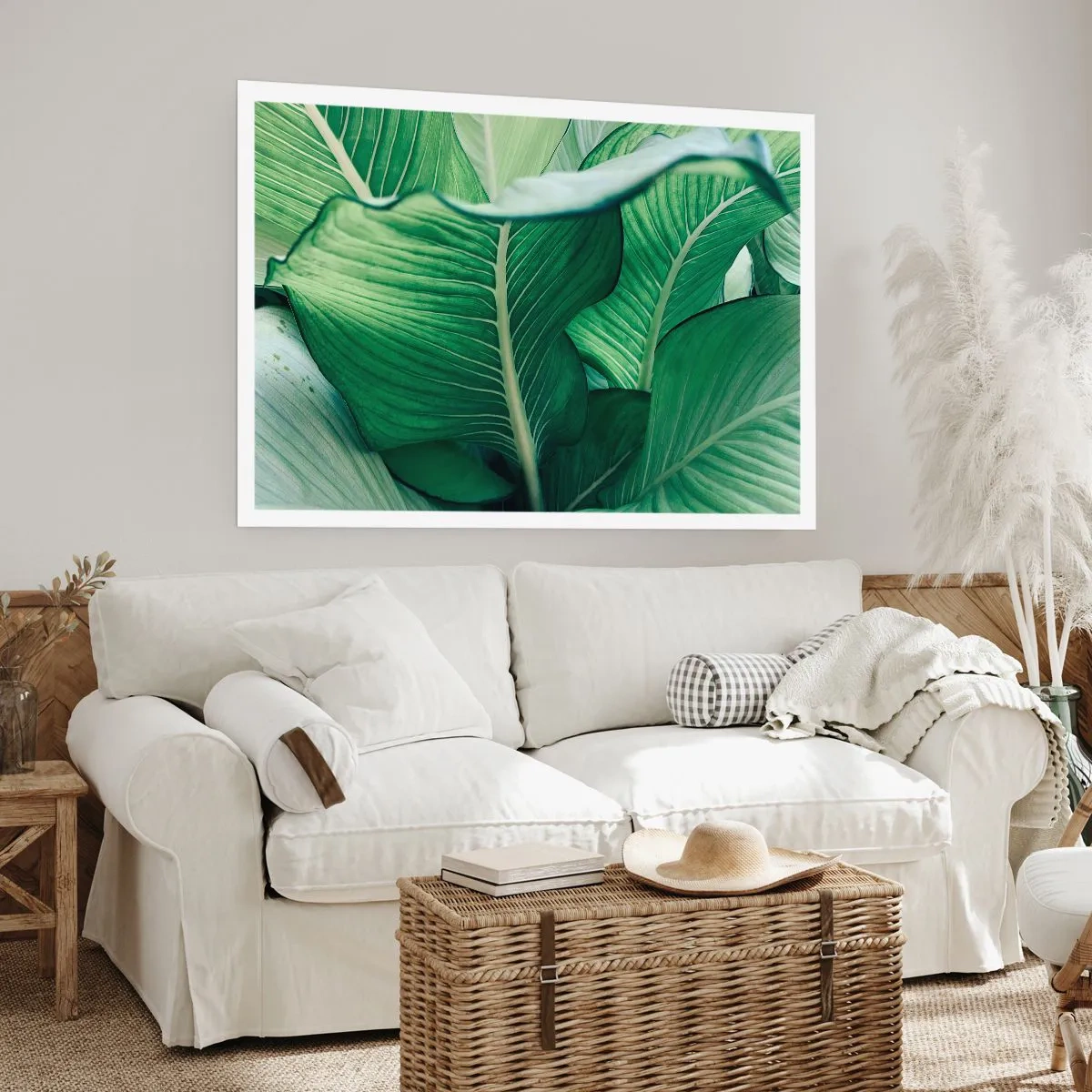 Plakat - Livet er intenst grønt - 100x70 cm