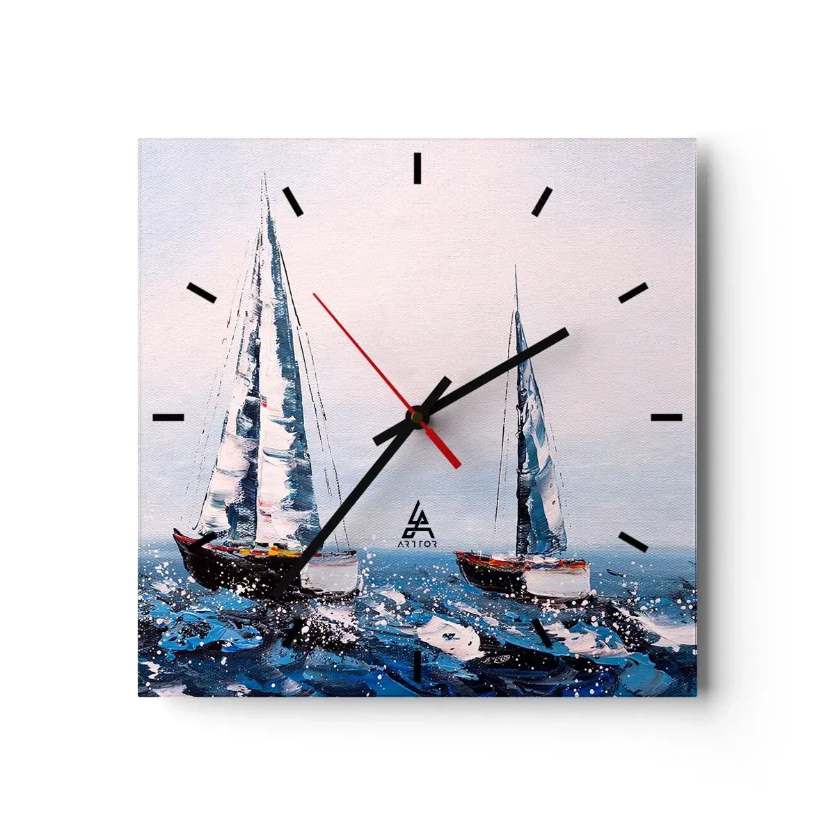 Vægur, Uret - Vindens broderskab - 30x30 cm