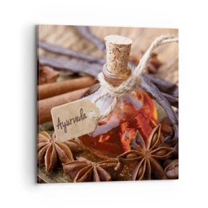 Lærredstryk - Billede på lærred - På vej mod enhed af krop og ånd - 70x70 cm