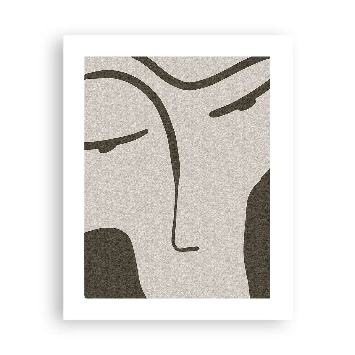 Plakat - Som fra et Modigliani-maleri - 40x50 cm