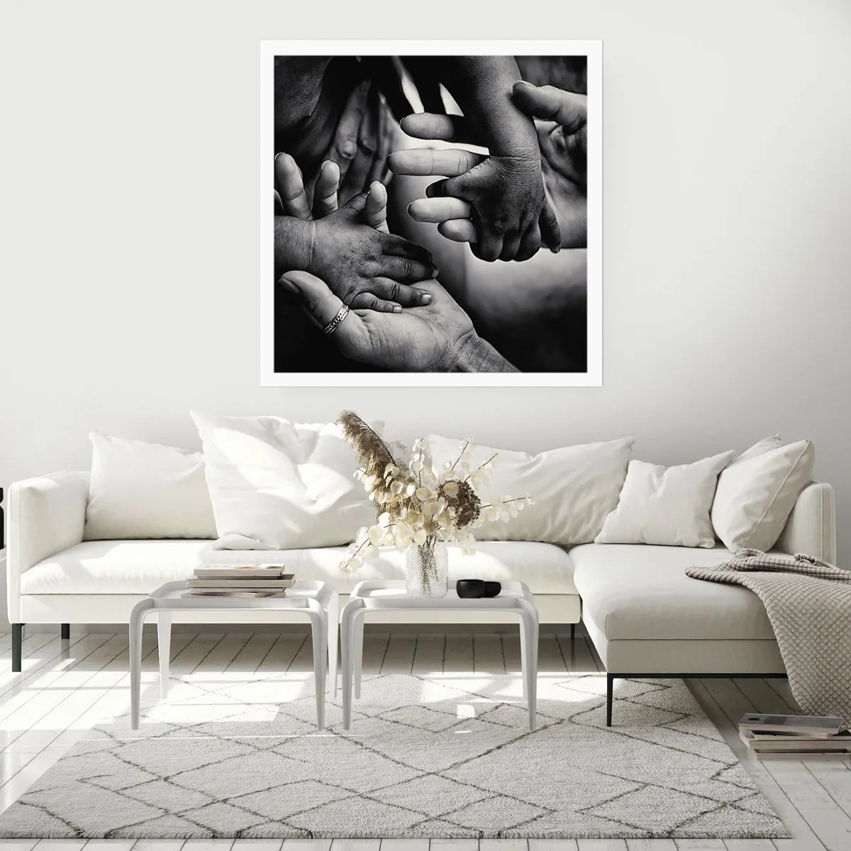 Plakat - At være menneske - 50x50 cm