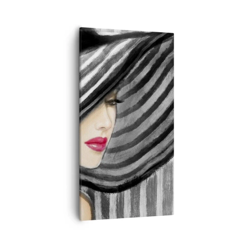 Lærredstryk - Billede på lærred - Hvor kan jeg finde dig? - 55x100 cm