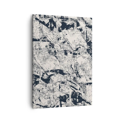 Lærredstryk - Billede på lærred - Modsætningernes gennemtrængning - 50x70 cm