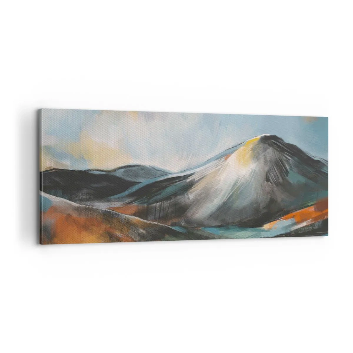 Lærredstryk - Billede på lærred - Rå og smuk - 100x40 cm