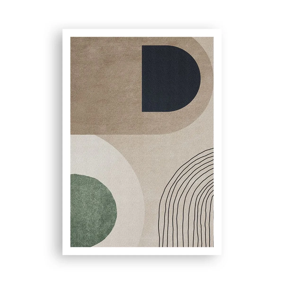 Plakat - Blidheden i en oval - 70x100 cm