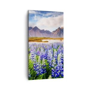 Lærredstryk - Billede på lærred - Styrke og strenghed ved siden af blidhed - 45x80 cm