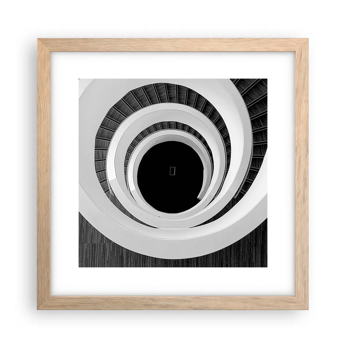 Plakat i ramme af lyst egetræ - Til sagen - 30x30 cm