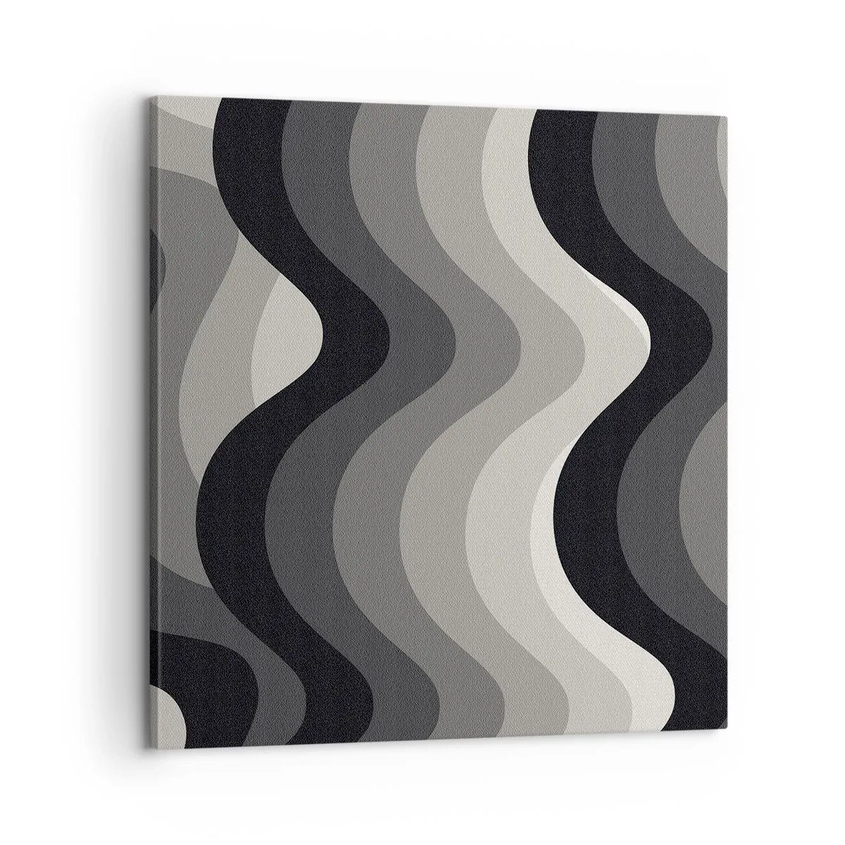 Lærredstryk - Billede på lærred - Bølge efter bølge - 60x60 cm