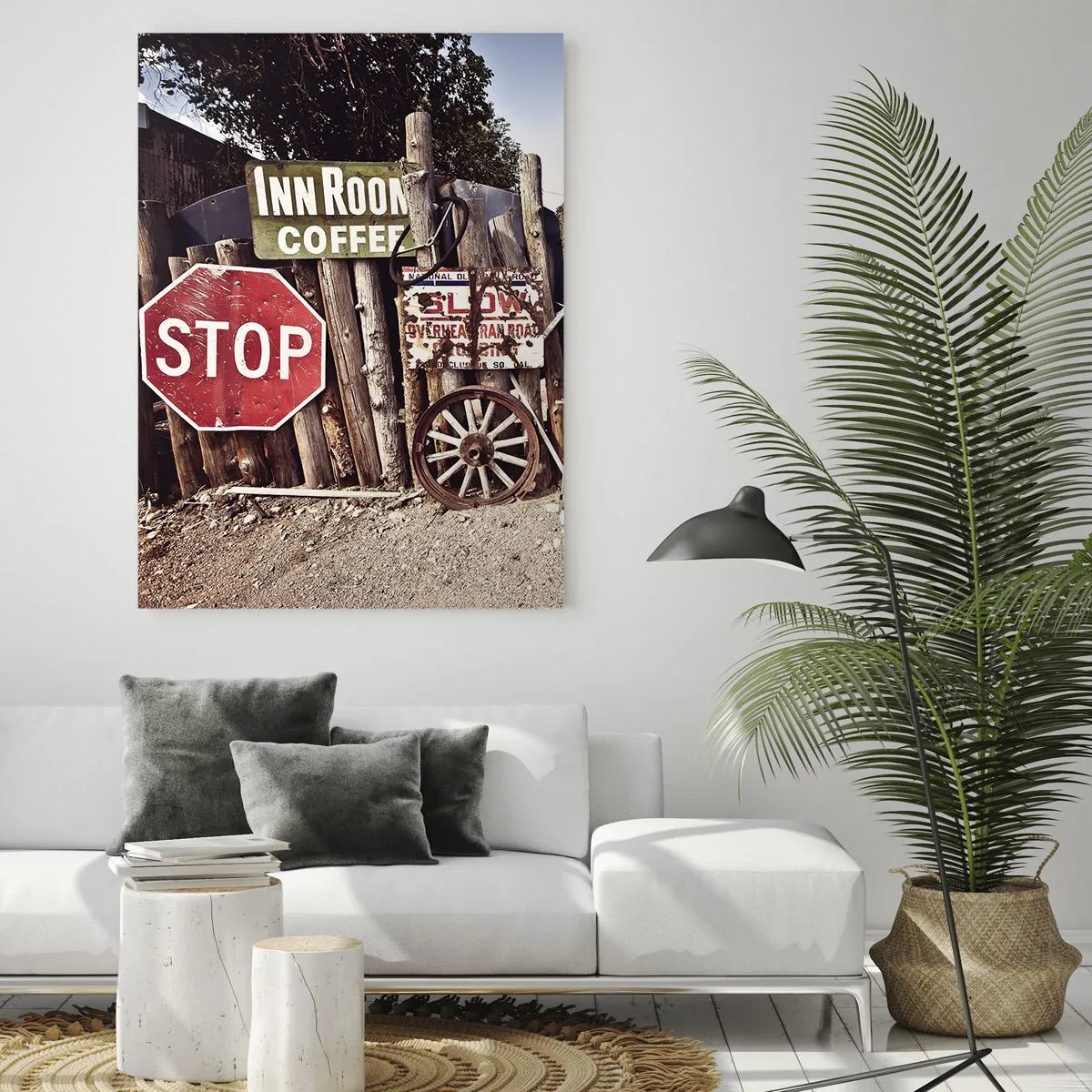 Billede på glas - Og tiden er stoppet - 50x70 cm