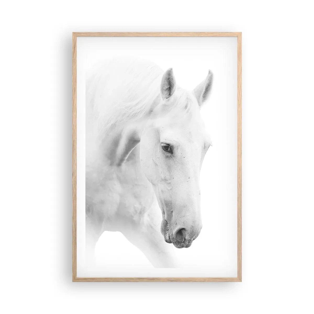 Plakat i ramme af lyst egetræ - Er dette venskab...? - 61x91 cm