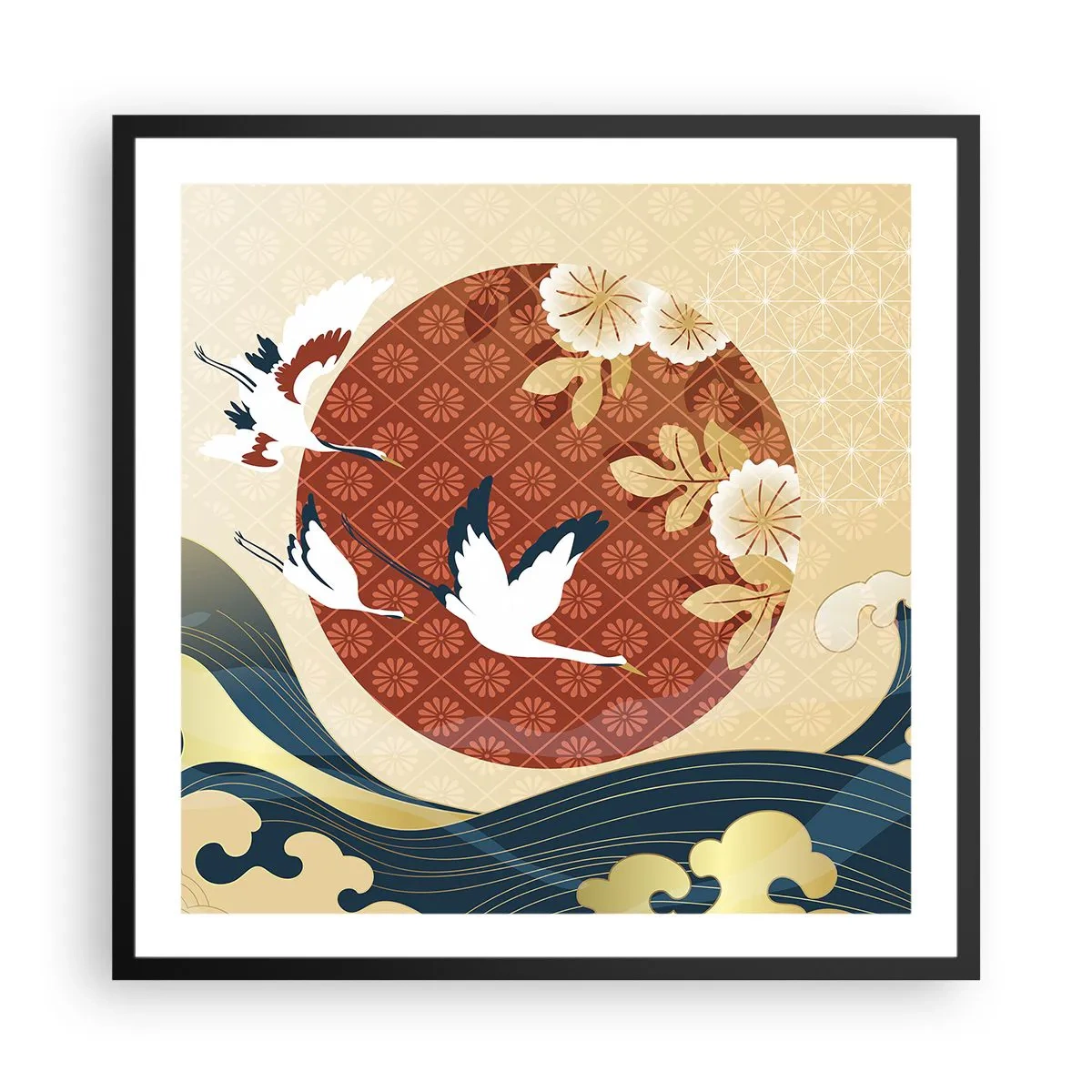 Plakat i sort ramme - Kompatibel manglende overensstemmelse - 60x60 cm