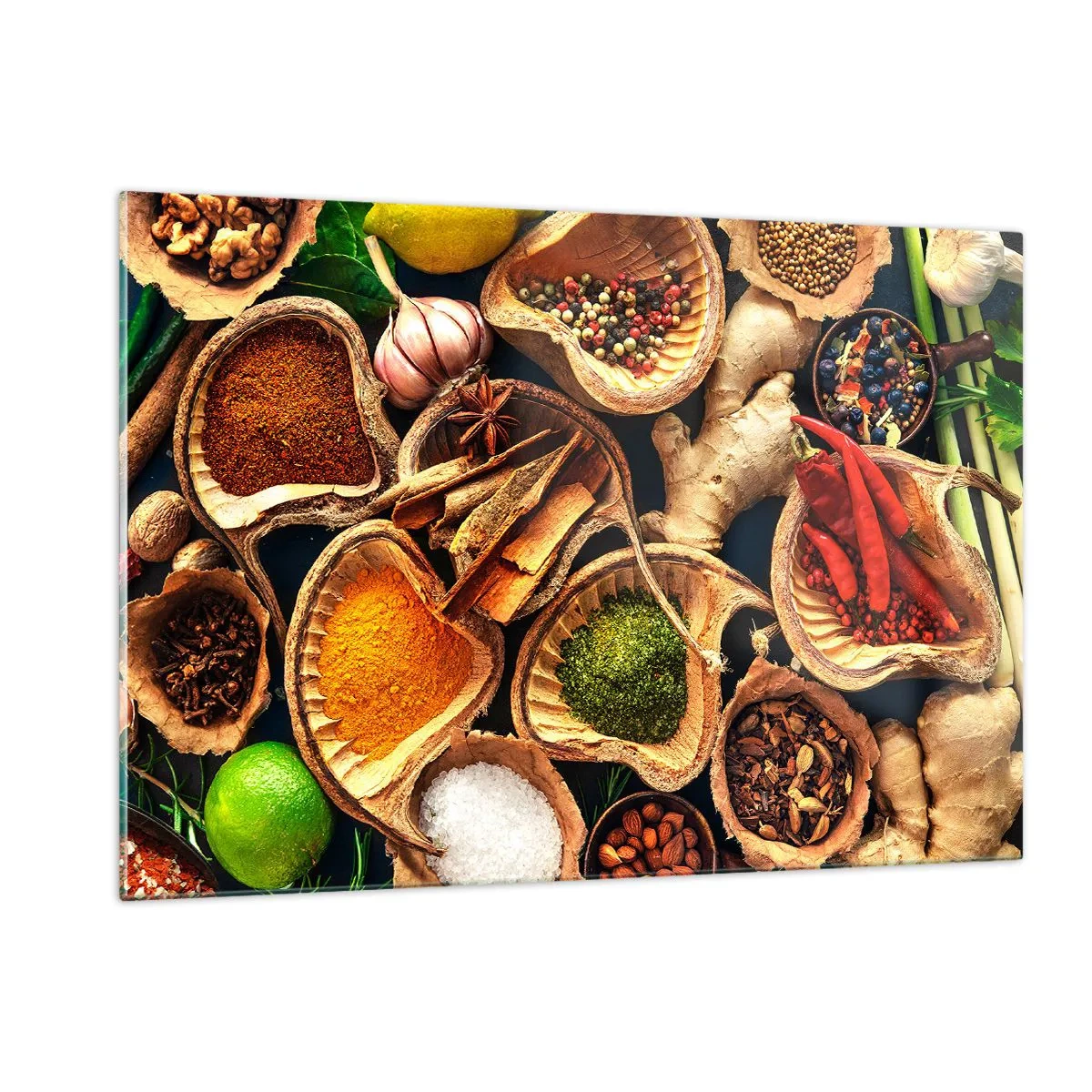 Billede på glas - Tag, hvad du vil have - 120x80 cm