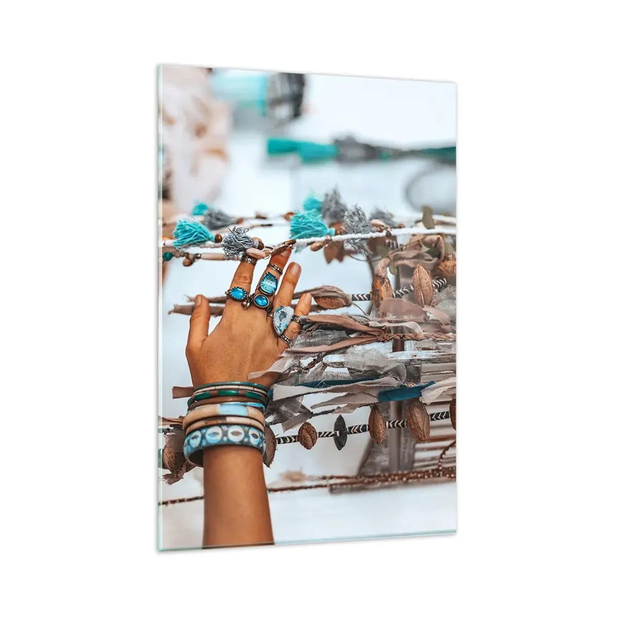 Billede på glas - Lokale skatte - 80x120 cm