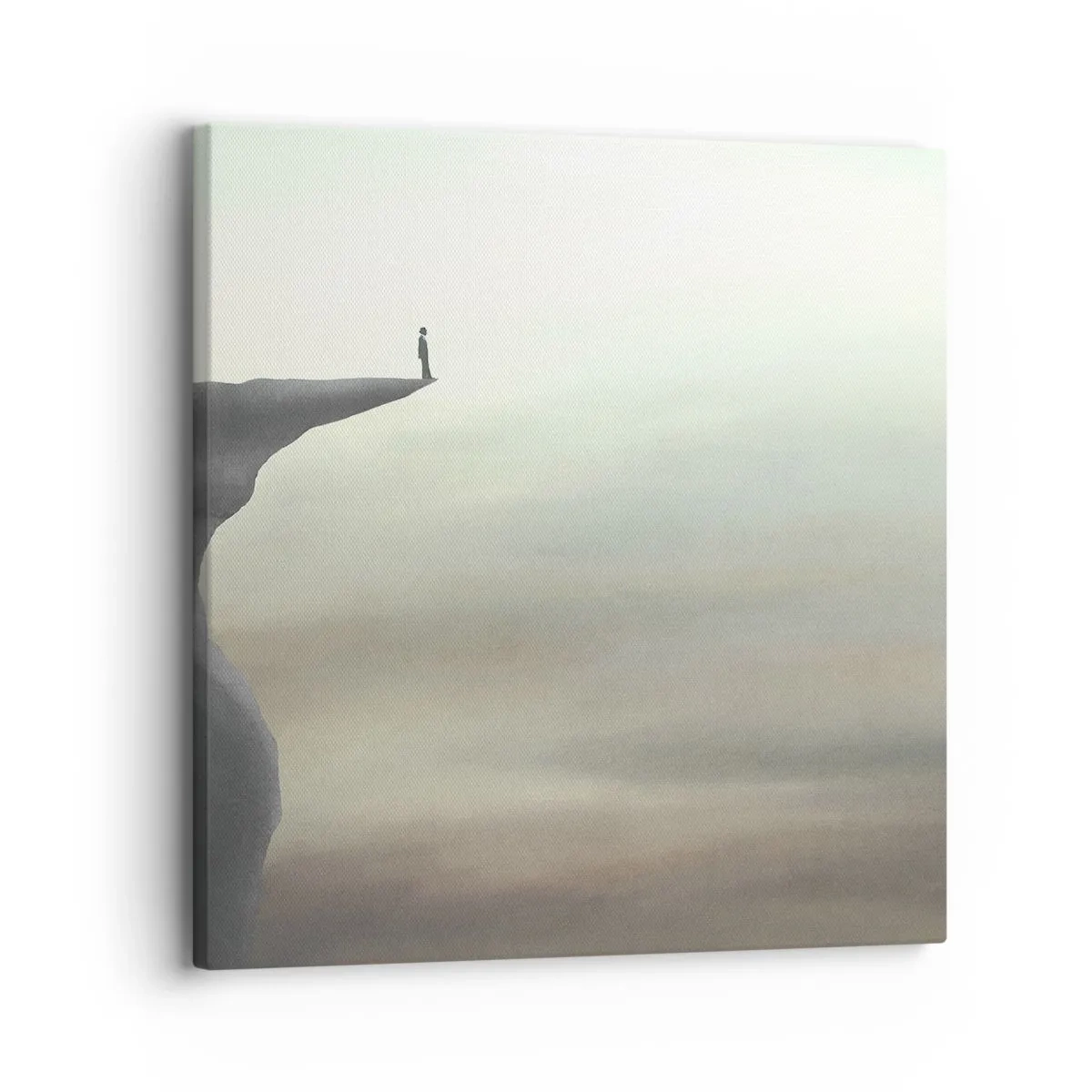 Lærredstryk - Billede på lærred - Opad, selvfølgelig! - 30x30 cm
