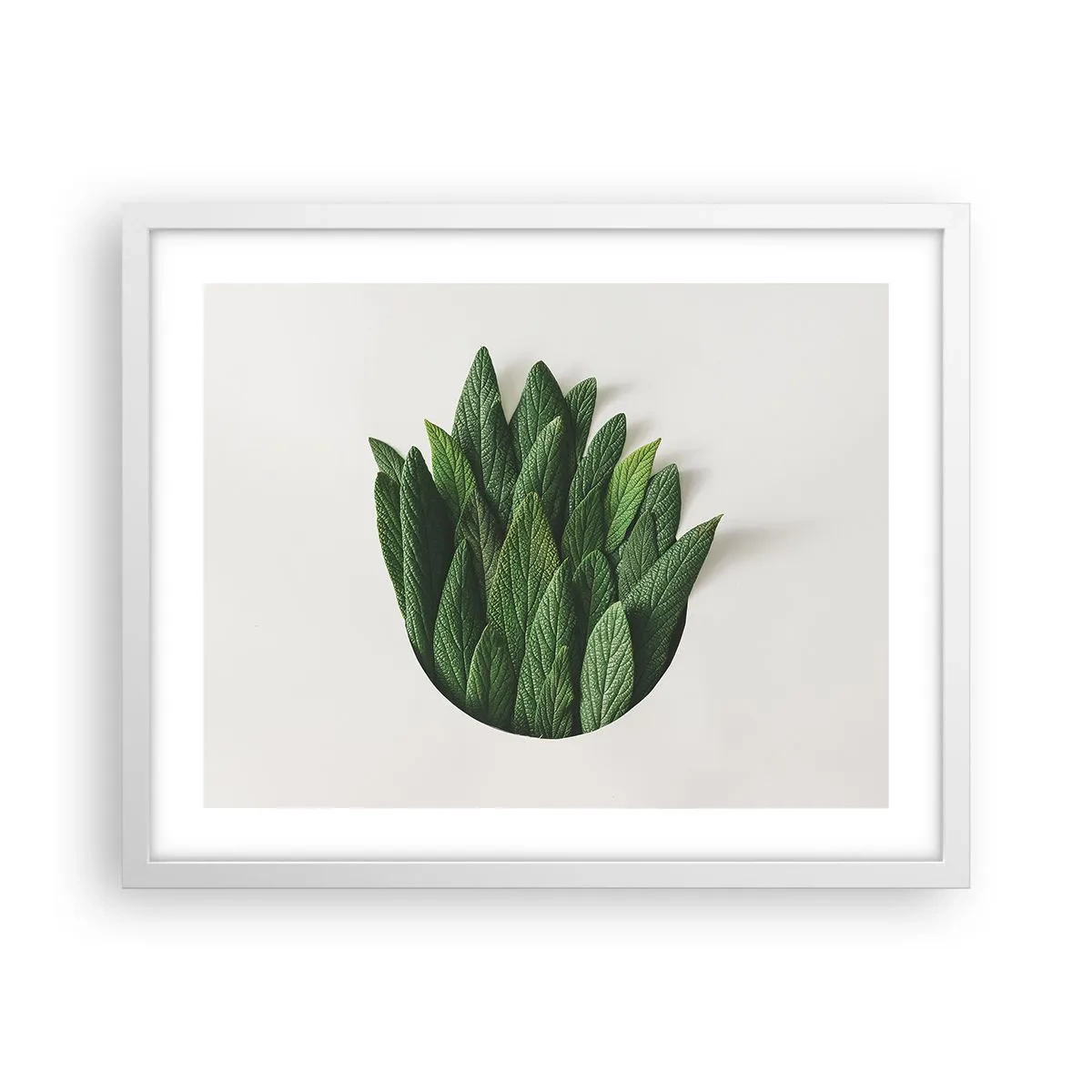 Plakat i hvid ramme - Uhæmmet nysgerrighed - 50x40 cm