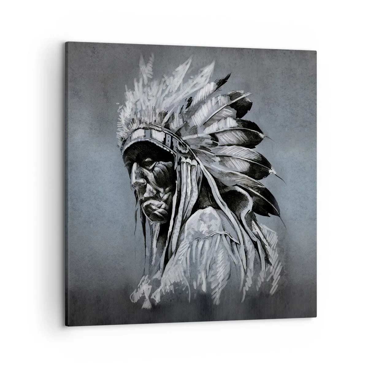 Lærredstryk - Billede på lærred - Tilbage til rødderne - 50x50 cm