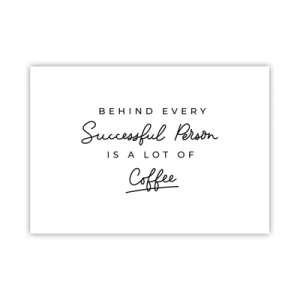 Plakat - Hemmeligheden bag succes - 100x70 cm