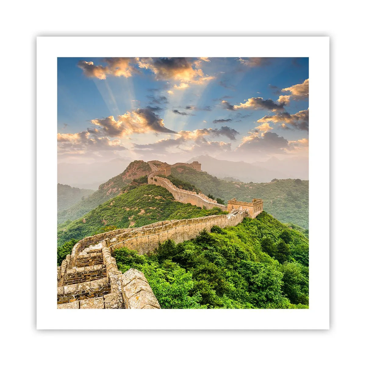 Plakat - Uforanderlig storhed - 50x50 cm