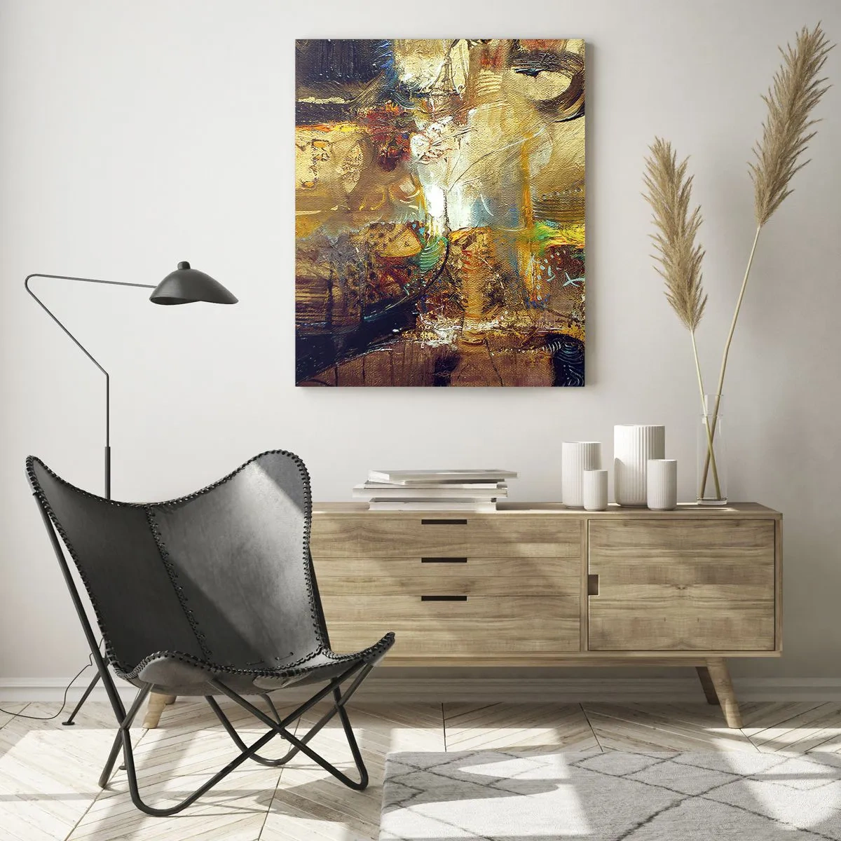 Billede på glas - Kold, varm, meget varm - 50x70 cm