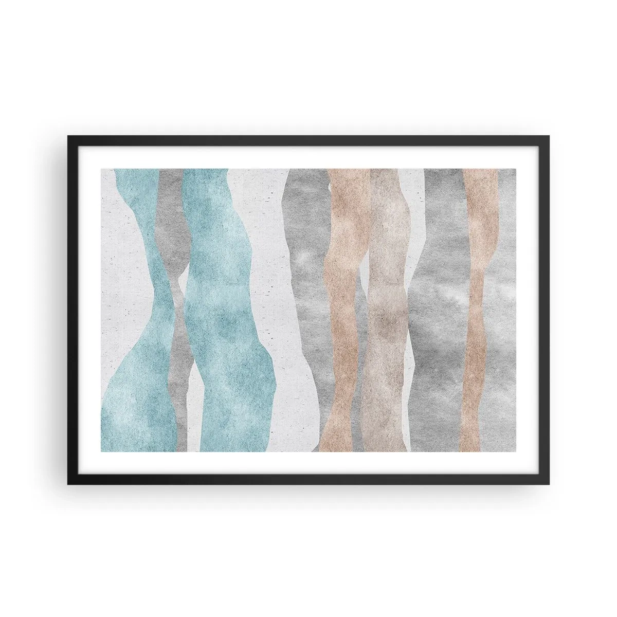Plakat i sort ramme - En undersøgelse af intimitet - 70x50 cm
