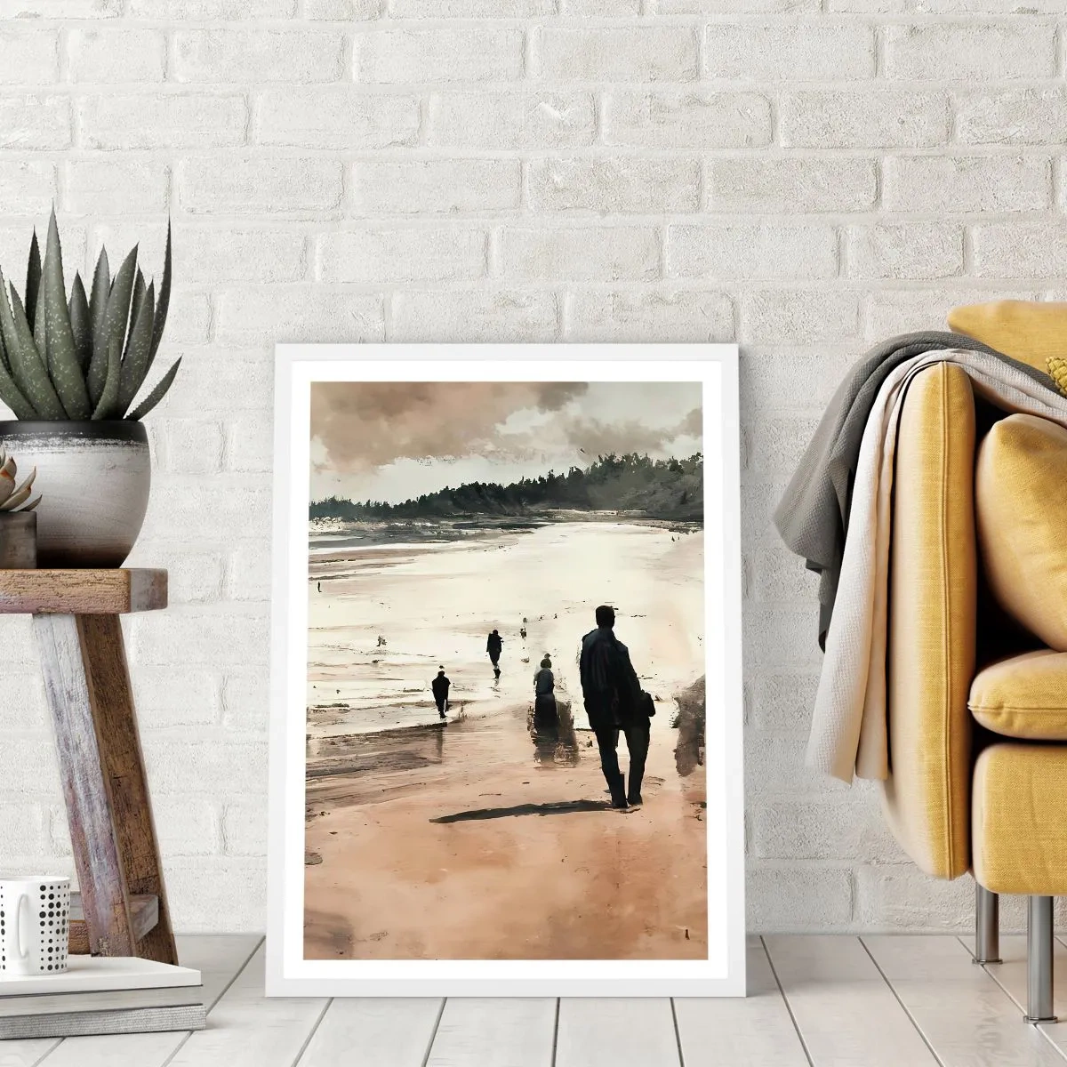 Plakat i hvid ramme - Indkaldt - 30x40 cm