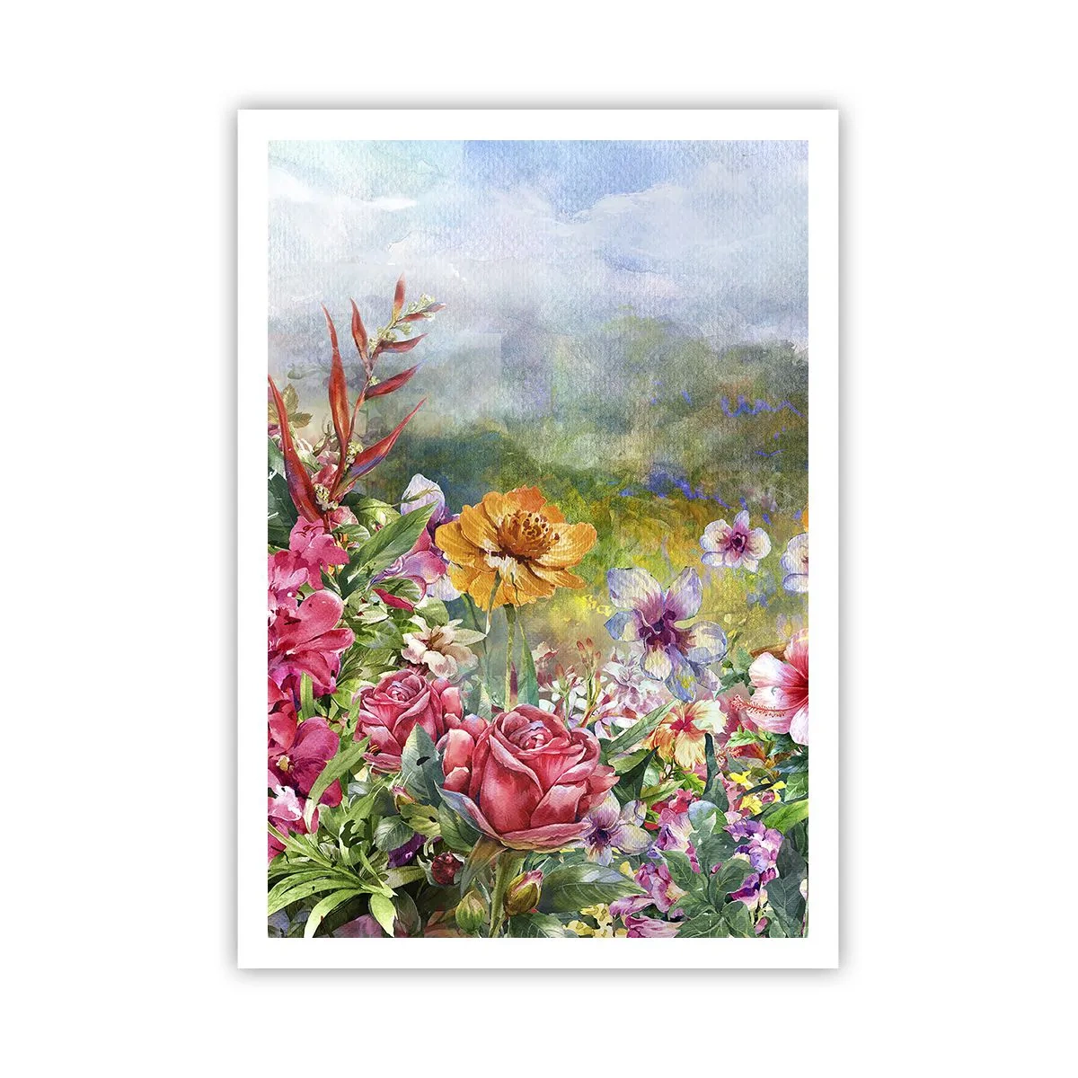 Plakat - En have, der er gået amok - 70x100 cm