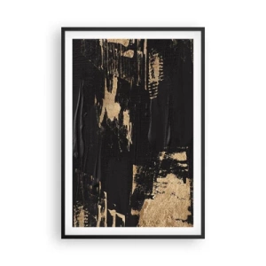 Plakat i sort ramme - Et spor af berøring - 61x91 cm