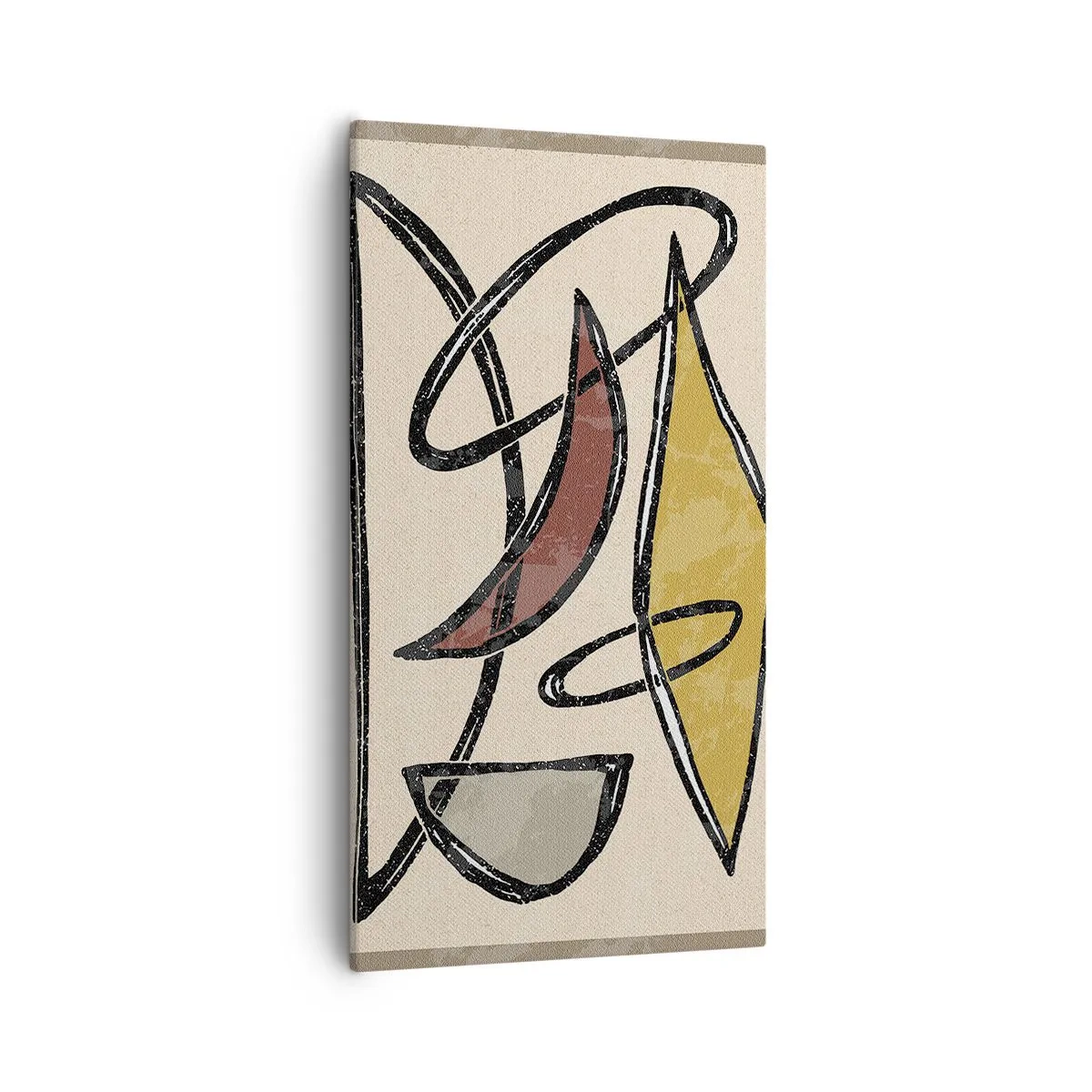 Lærredstryk - Billede på lærred - Vertikaler og niveauer - 55x100 cm